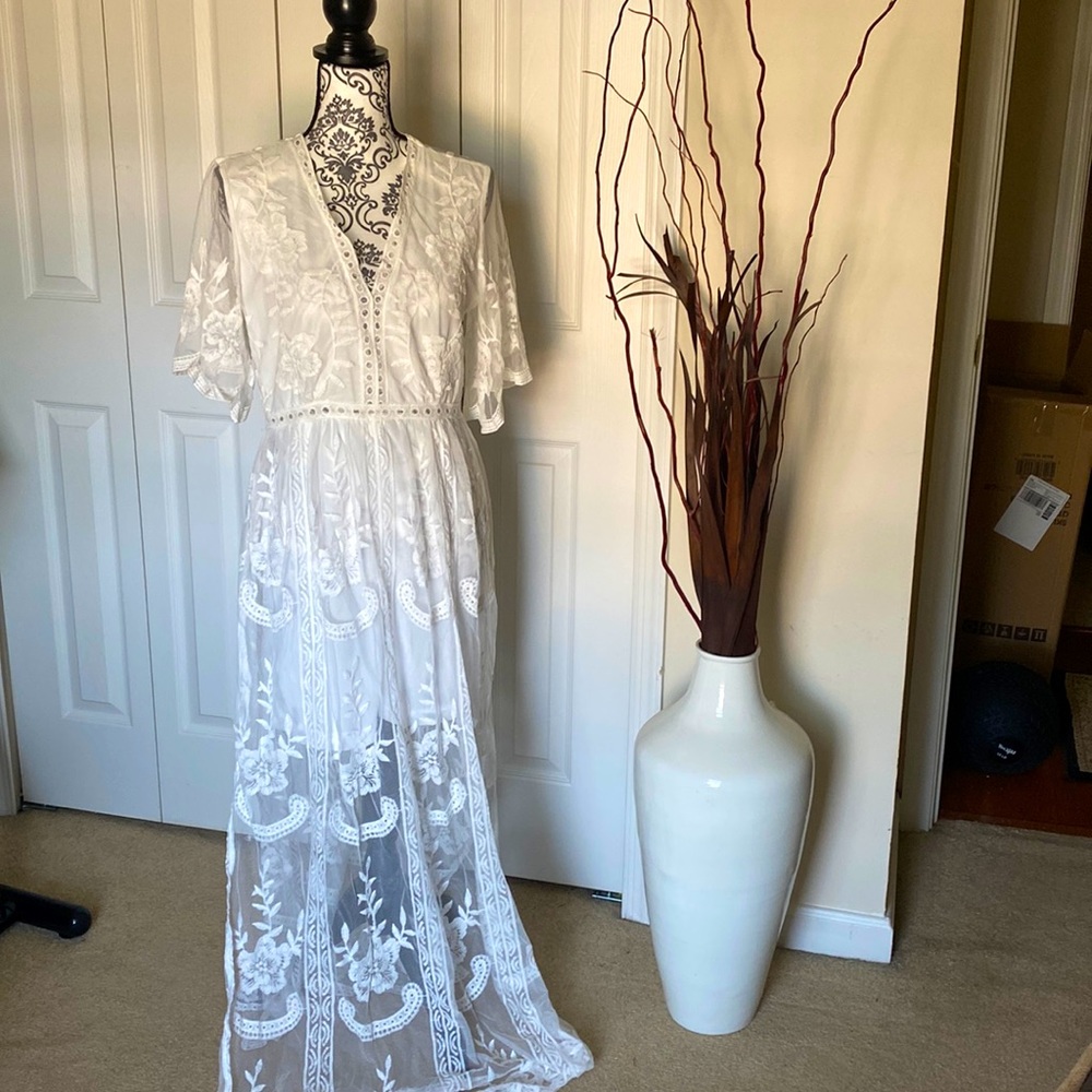 Boho Lace Romper
